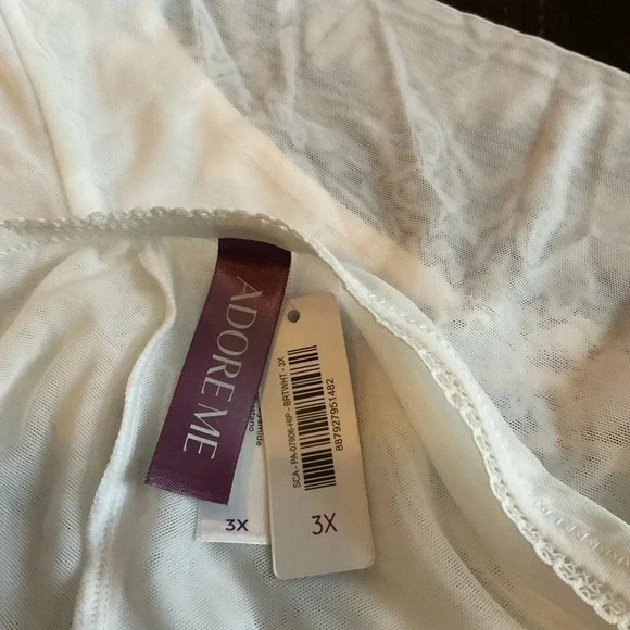 Adore Me Cinthia Hipster NWT, White - Picture 3 of 4